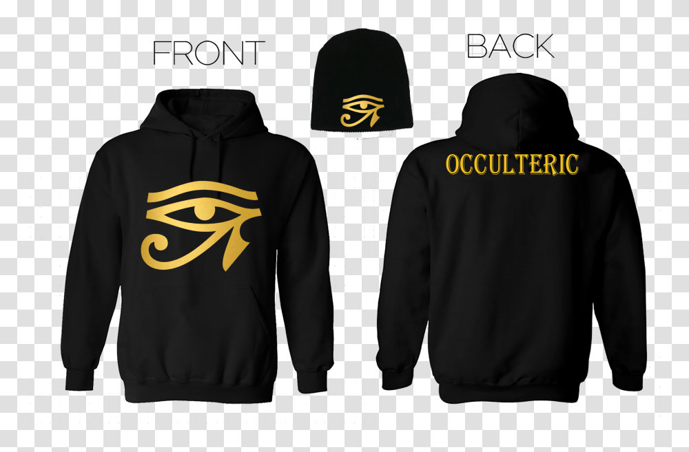 Black Hoodie Front And Back Template, Apparel, Sweatshirt, Sweater Transparent Png