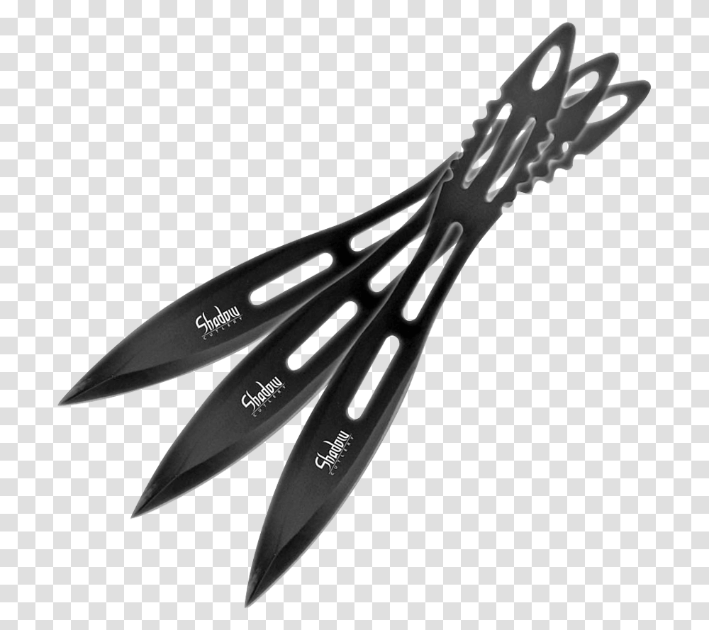 Black Hornet Throwing Knife Set Throwing Knives, Weapon, Weaponry, Cutlery, Blade Transparent Png