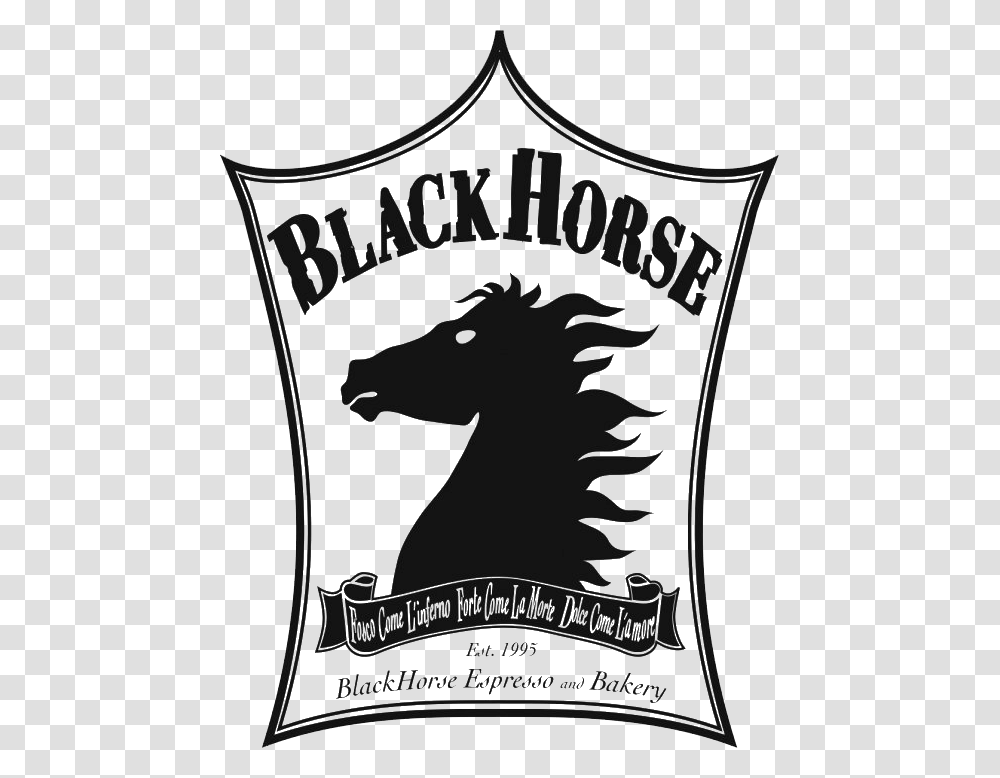 Black Horse Black Horse Coffee San Luis Obispo, Cushion, Pillow Transparent Png