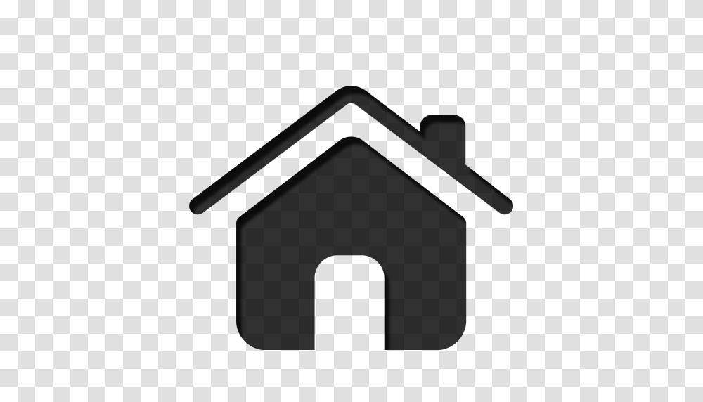 Black House Home House Icon, Silhouette, Bag, Stencil Transparent Png