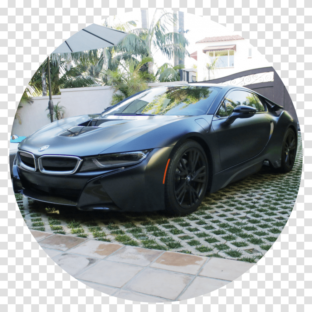 Black I8 Supercar, Vehicle, Transportation, Tire, Wheel Transparent Png