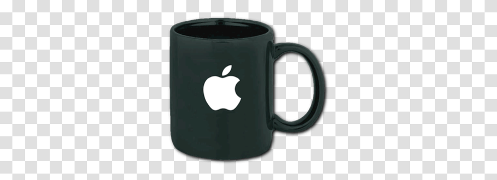 Black Ironstone Apple Mug Coffe Mug With Apple Logo, Coffee Cup, Electronics Transparent Png