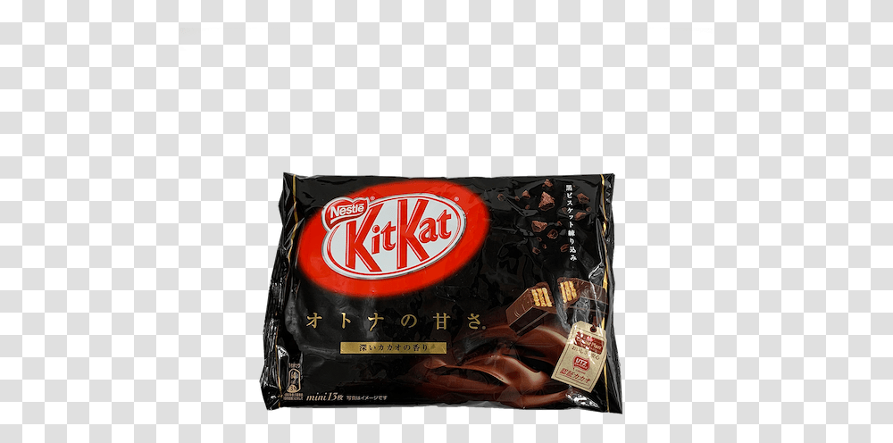 Black Japanese Kit Kat, Food, Sweets, Confectionery, Candy Transparent Png