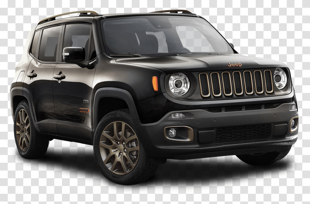 Black Jeep Renegade Car Image 2018 Gxl Prado Graphite, Vehicle, Transportation, Automobile, Wheel Transparent Png