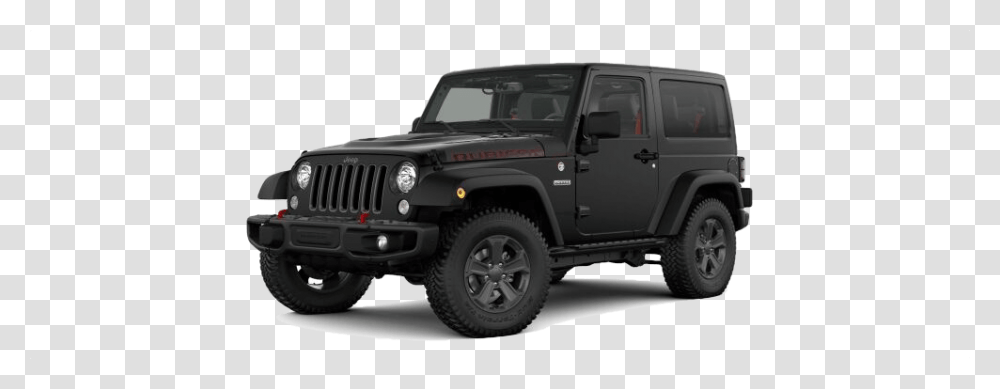 Black Jeep Rubicon 2018 Two Door, Car, Vehicle, Transportation, Automobile Transparent Png