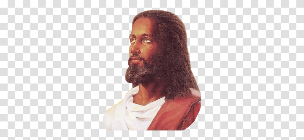 Black Jesus Black Jesus, Face, Person, Human, Beard Transparent Png