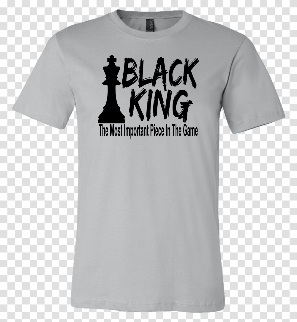 Black King Chess Piece Unisex T Shirts Active Shirt, Apparel, T-Shirt, Sleeve Transparent Png