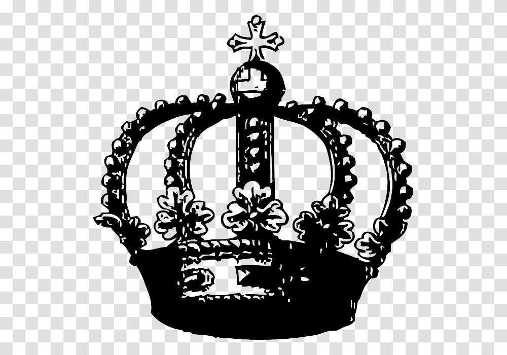 Black Kings Crown Black And White Crown Background, Accessories, Accessory, Jewelry, Cross Transparent Png