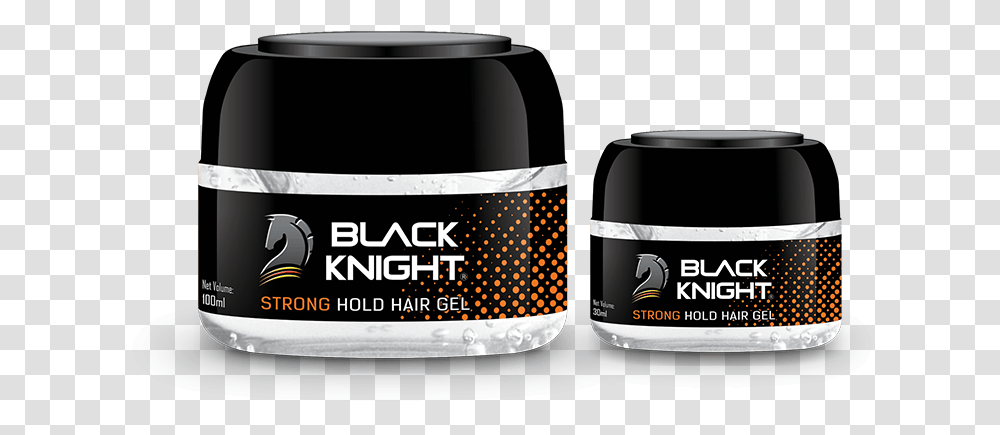 Black Knight Strong Hair Gel, Cosmetics, Tin, Can, Deodorant Transparent Png