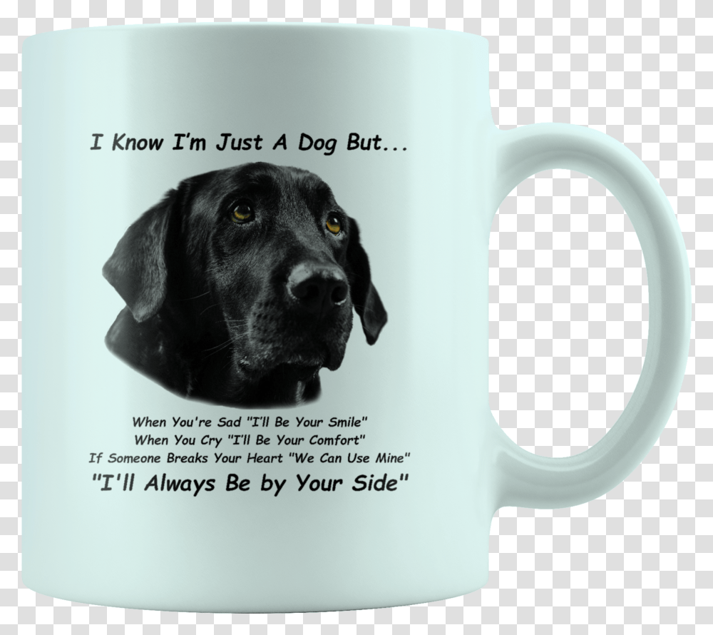 Black Lab, Coffee Cup, Dog, Pet, Canine Transparent Png