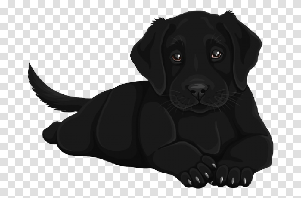 Black Lab Puppy Stickers, Canine, Mammal, Animal, Dog Transparent Png
