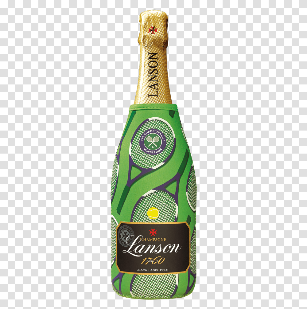 Black Label Brut Lanson Champagne Wimbledon, Bottle, Alcohol, Beverage, Drink Transparent Png