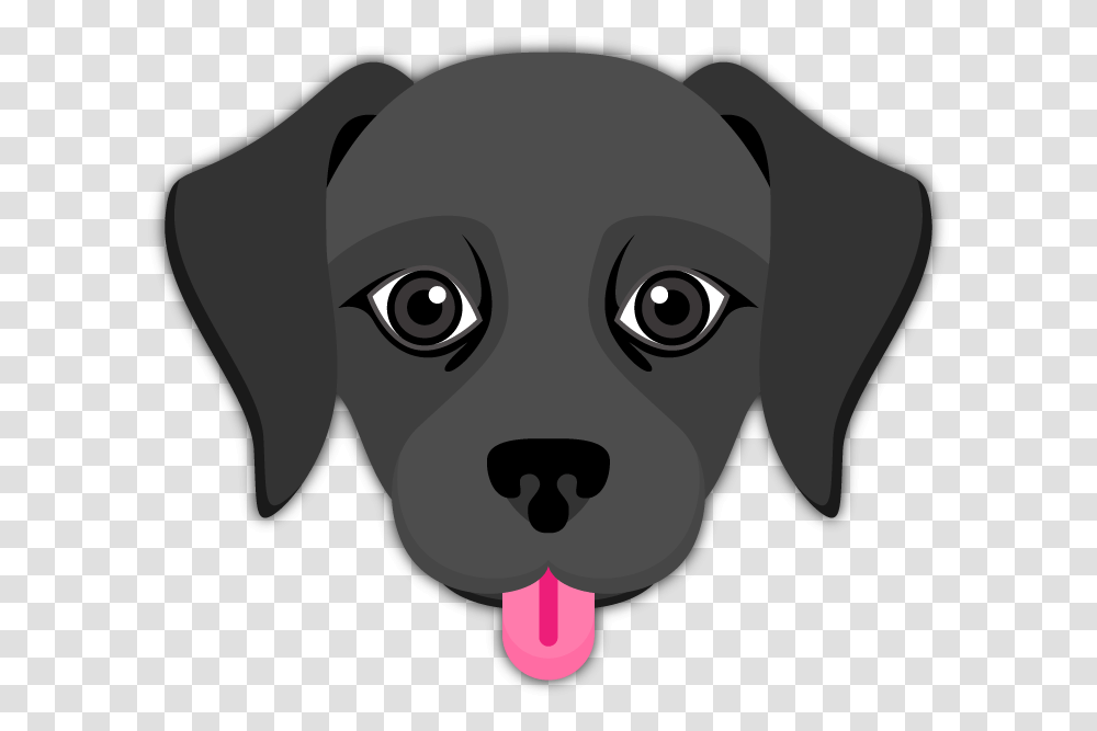 Black Labrador Emoji Lab, Canine, Mammal, Animal, Pet Transparent Png