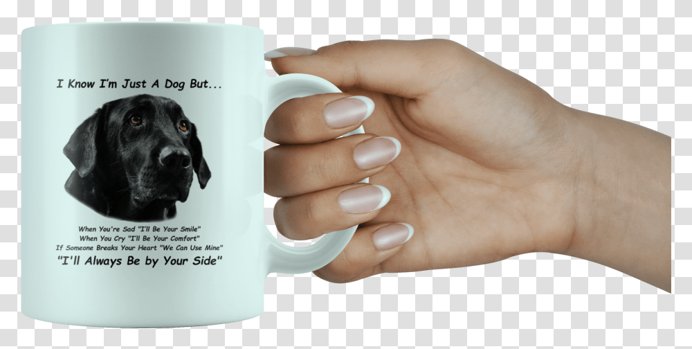 Black Labrador Retriever Black Lab White 11oz Mug Labrador Retriever, Person, Human, Coffee Cup, Dog Transparent Png