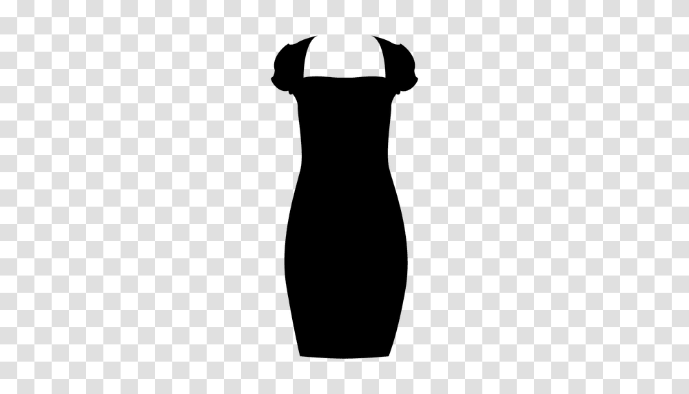 Black Ladies Dress, Apparel, Silhouette, Female Transparent Png
