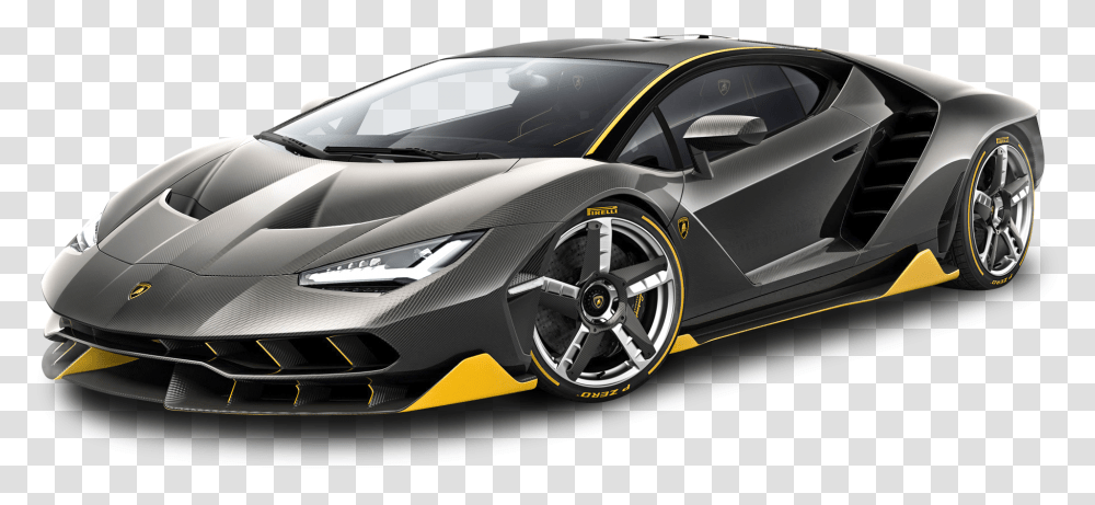 Black Lamborghini, Car, Vehicle, Transportation, Automobile Transparent Png