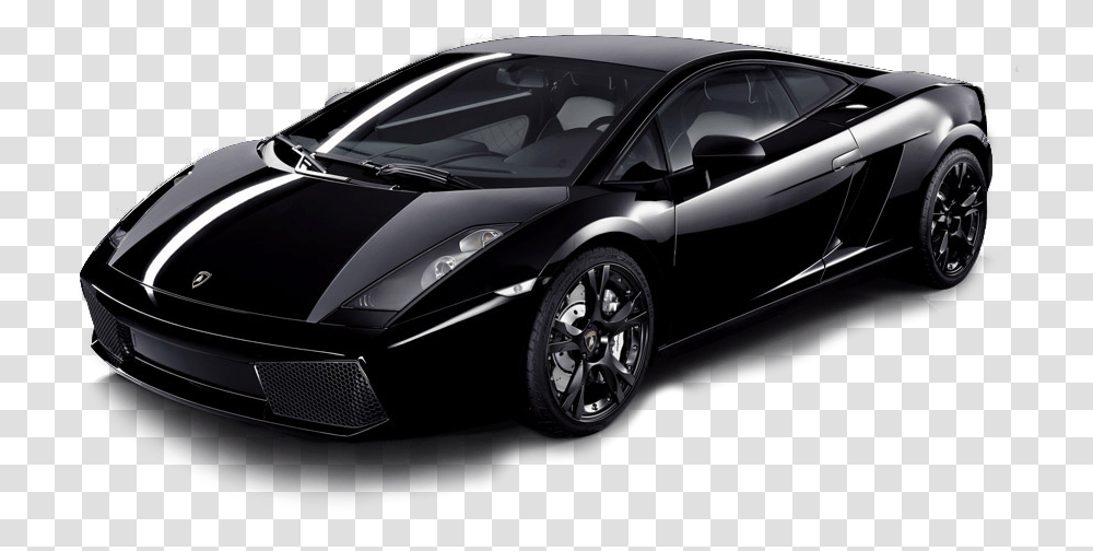Black Lamborghini Image Lamborghini Gallardo, Car, Vehicle, Transportation, Sedan Transparent Png