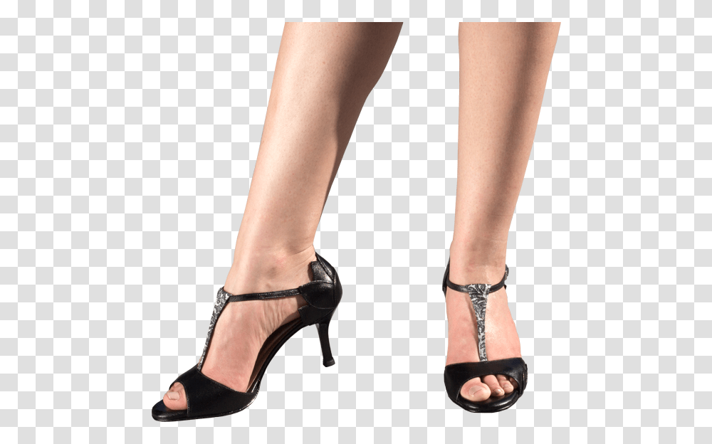 Black Leather Women Shoes High Heels For Corporate Ladies Leg Shoes, Apparel, Footwear, Person Transparent Png