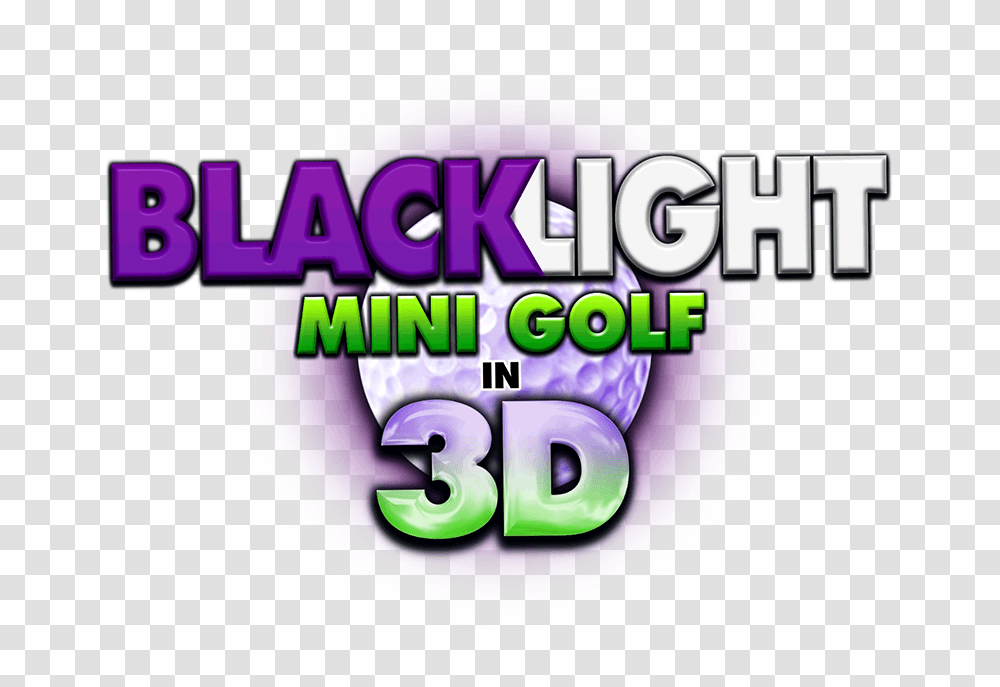 Black Light Mini Golf, Number, Word Transparent Png