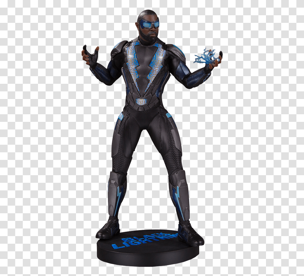 Black Lightning Statue, Costume, Person, Ninja, Wasp Transparent Png