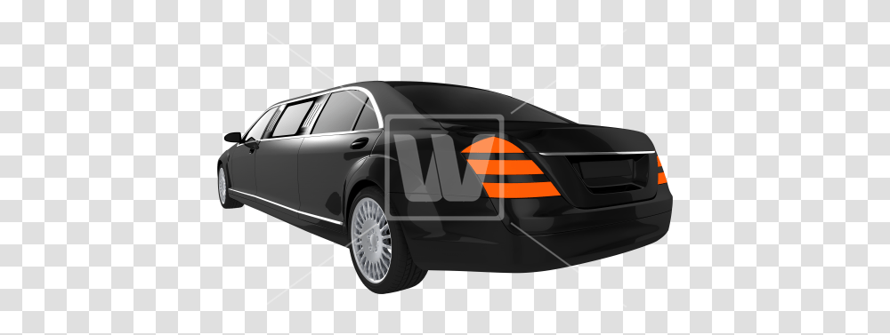 Black Limo Rear View Welcomia Imagery Stock, Car, Vehicle, Transportation, Automobile Transparent Png