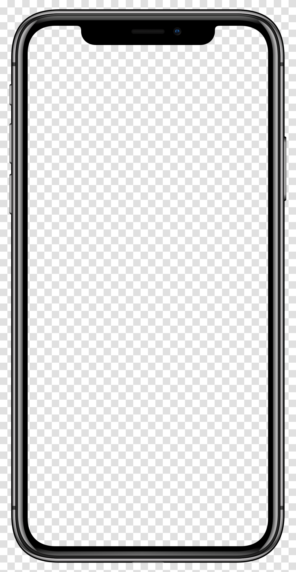 Black Line Blank White Screen Of Iphone X, Electronics, Mobile Phone, Cell Phone, Texting Transparent Png