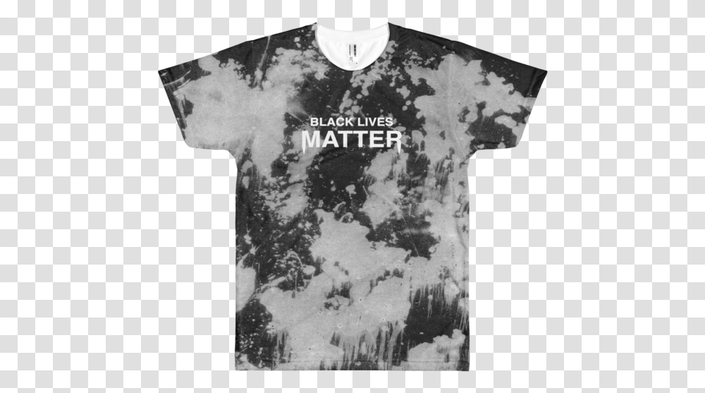 Black Lives Matter Bleached T Shirt Tree, Apparel, T-Shirt, Poster Transparent Png