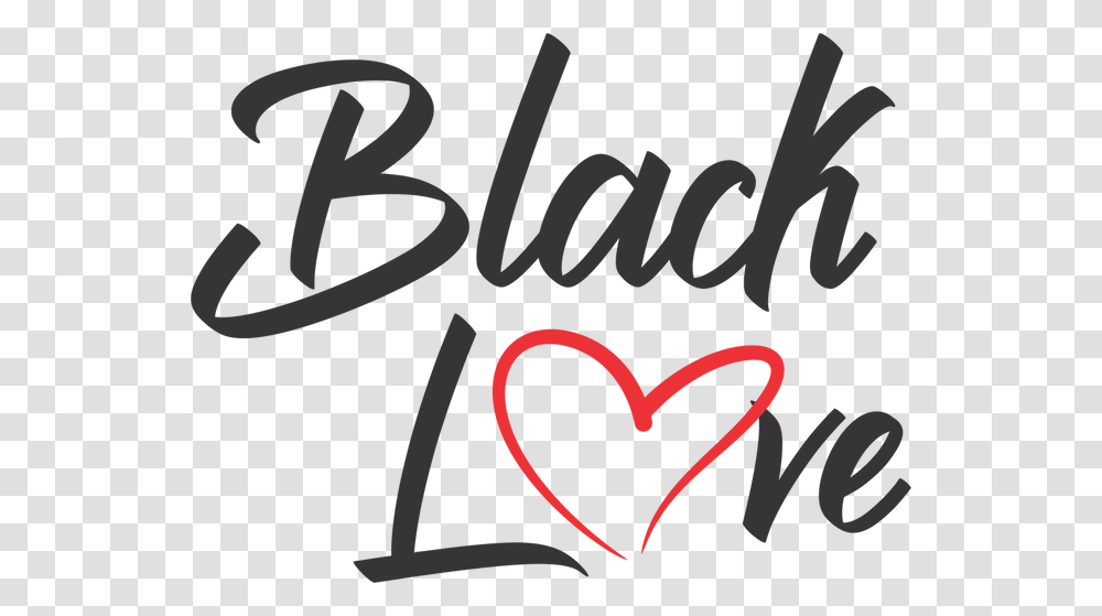 Black Love Black Love Text, Heart, Handwriting, Calligraphy Transparent Png