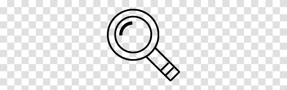 Black Magnifying Glass Icon, Gray, World Of Warcraft Transparent Png