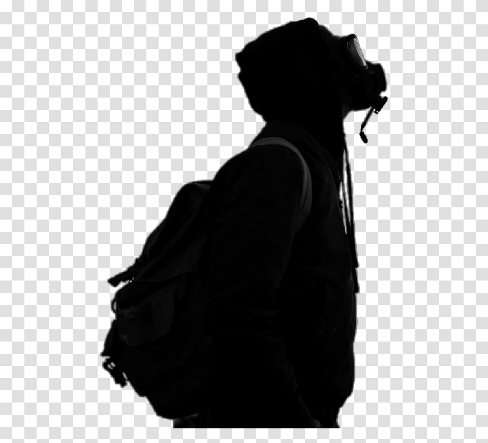 Black Male Model Gas Mask Man, Person, Sleeve, Face Transparent Png