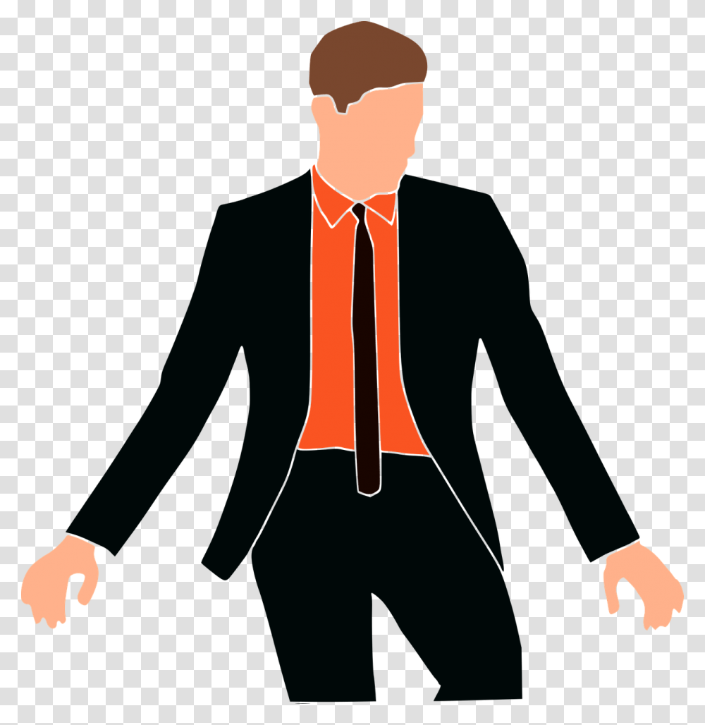 Black Man In Suit, Apparel, Overcoat, Tie Transparent Png