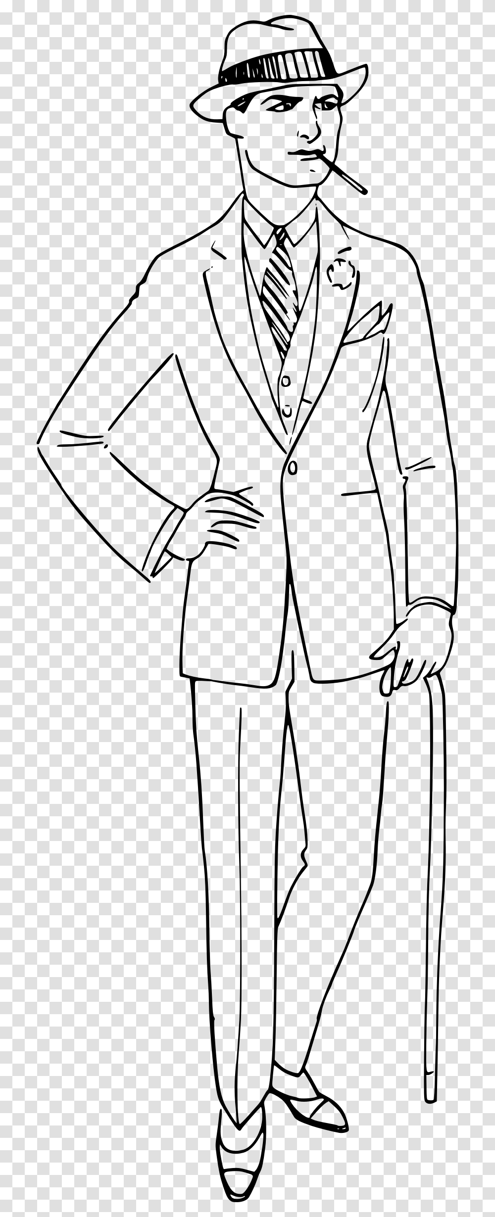 Black Man In Suit, Gray, World Of Warcraft Transparent Png