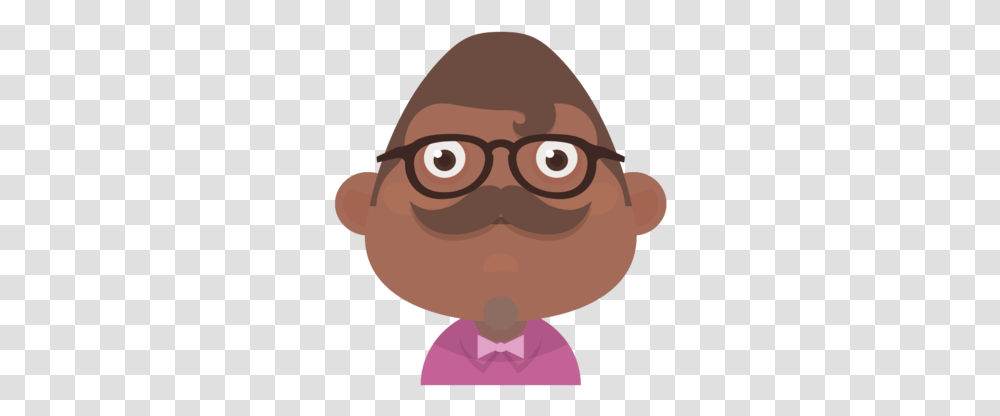 Black Man People Avatar Glasses Moustache Person Free Happy, Face, Head, Accessories, Accessory Transparent Png