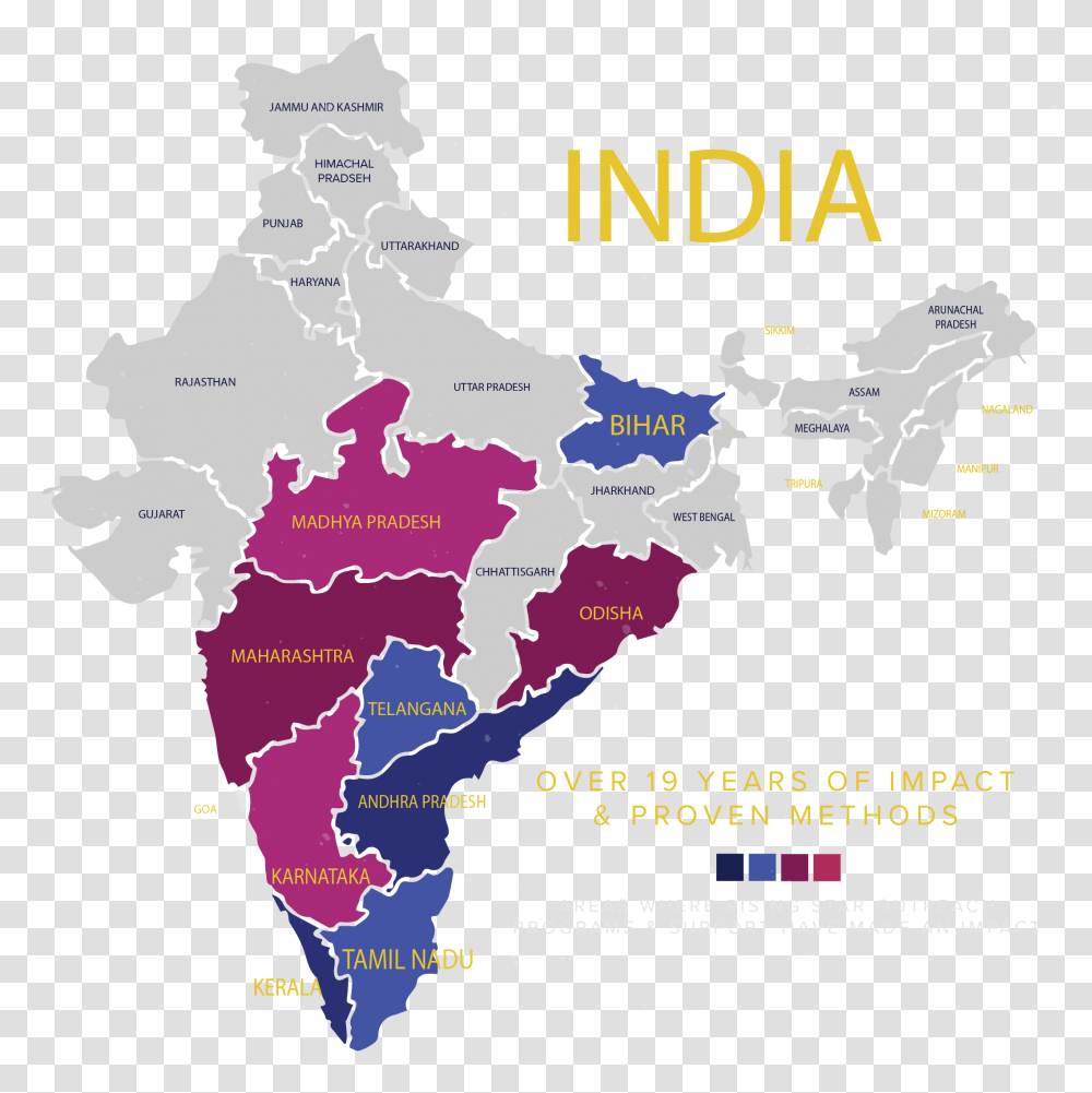 Black Map Of India, Plot, Diagram, Poster, Advertisement Transparent Png