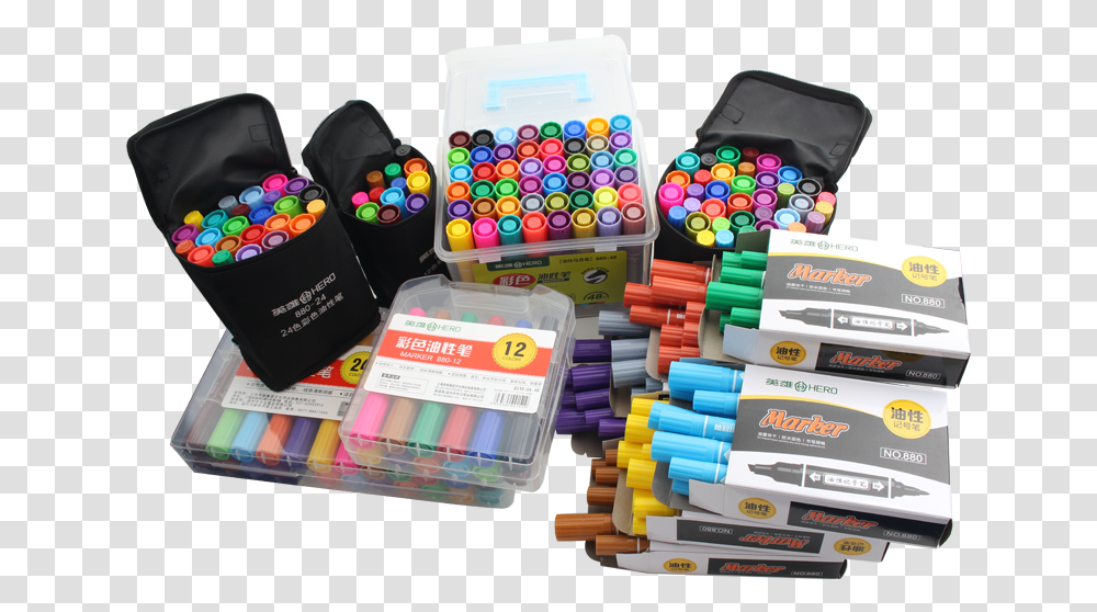 Black Marker Coin Purse, Crayon, Medication, Handbag, Accessories Transparent Png