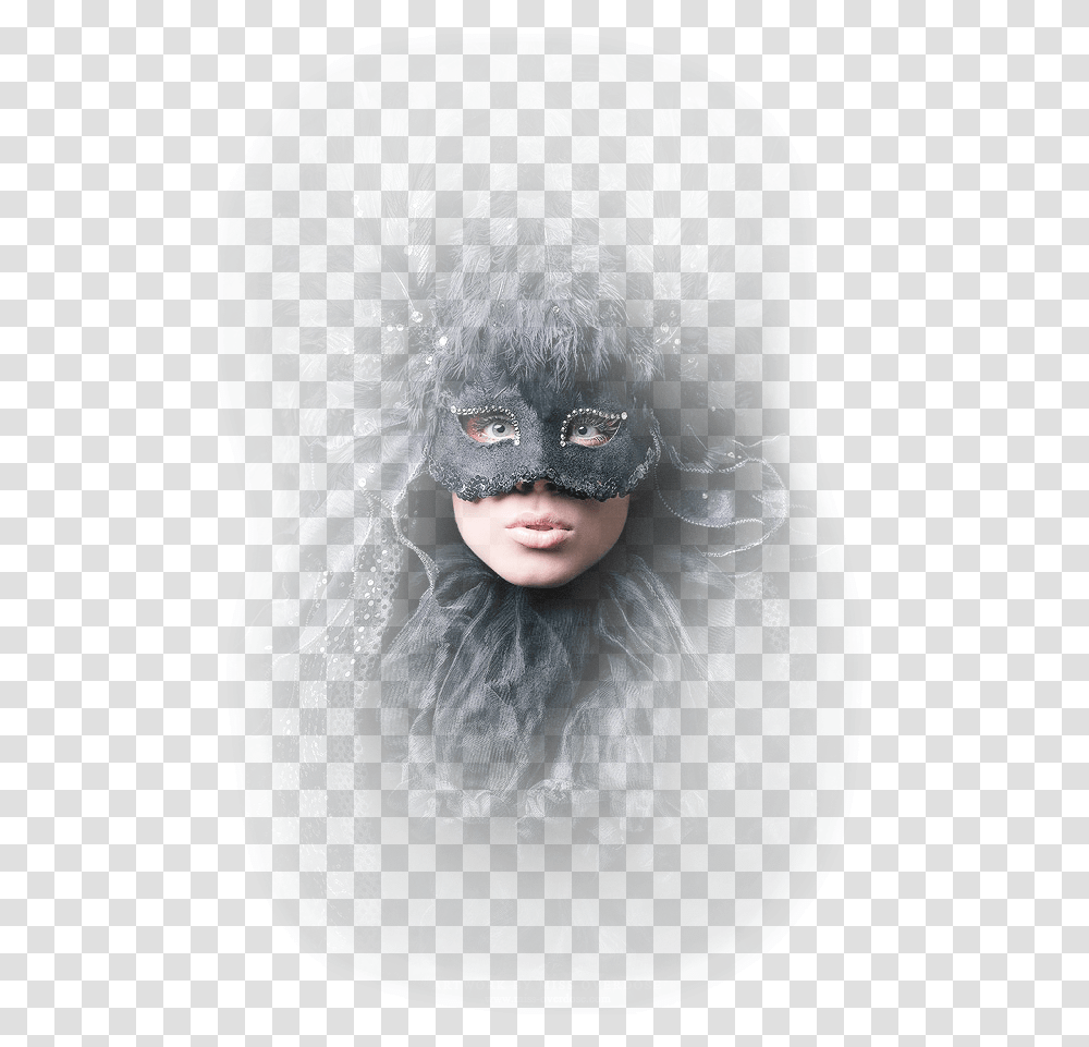 Black Masquerade Mask, Painting, Costume, Portrait Transparent Png