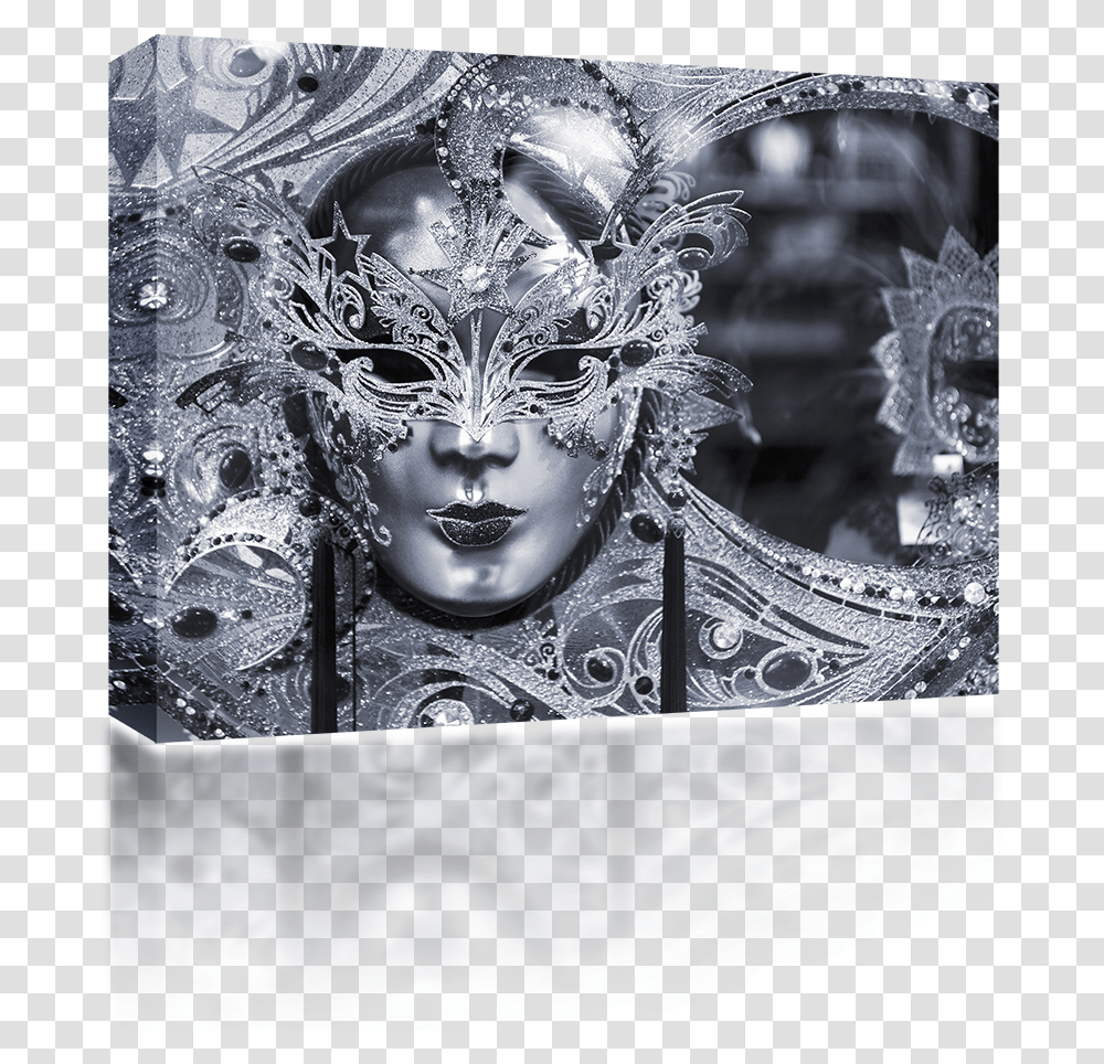 Black Masquerade Mask, Crowd, Carnival, Parade, Mardi Gras Transparent Png