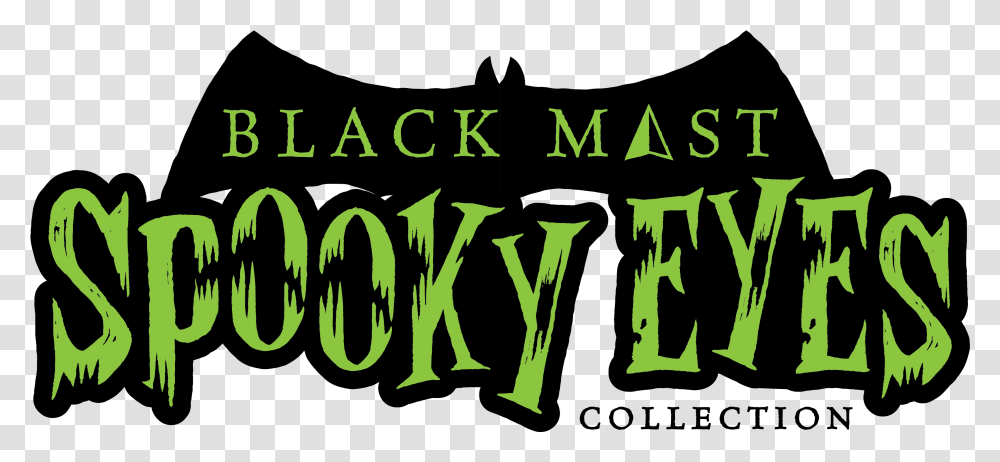 Black Mast Spooky Eyes Collection Poster, Alphabet, Word, Plant Transparent Png