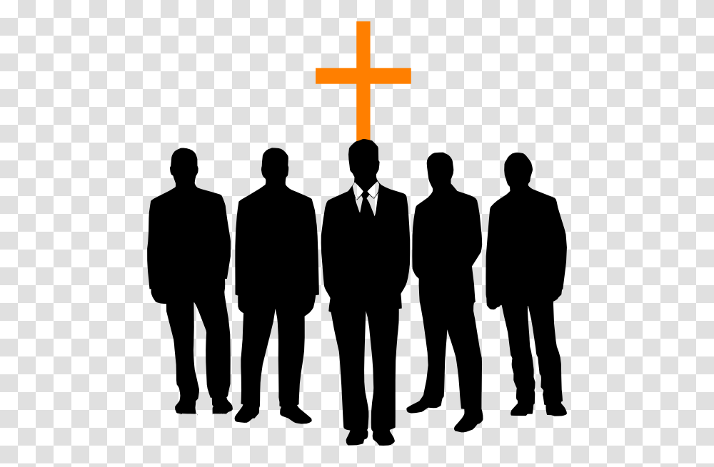 Black Men In Church, Person, Human, Silhouette, Cross Transparent Png