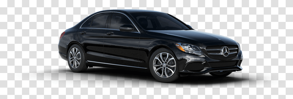 Black Mercedes C Class 2017 Black, Car, Vehicle, Transportation, Automobile Transparent Png
