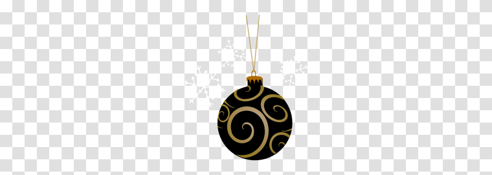 Black Metallic Ornament Clip Art Transparent Png