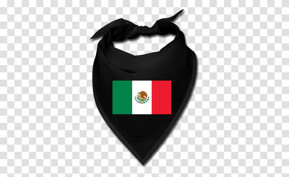 Black Mexico Flag Bandana Oni Bandana Mask, Clothing, Apparel, Armor Transparent Png