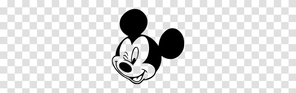 Black Mickey Mouse Icon, Gray, World Of Warcraft Transparent Png