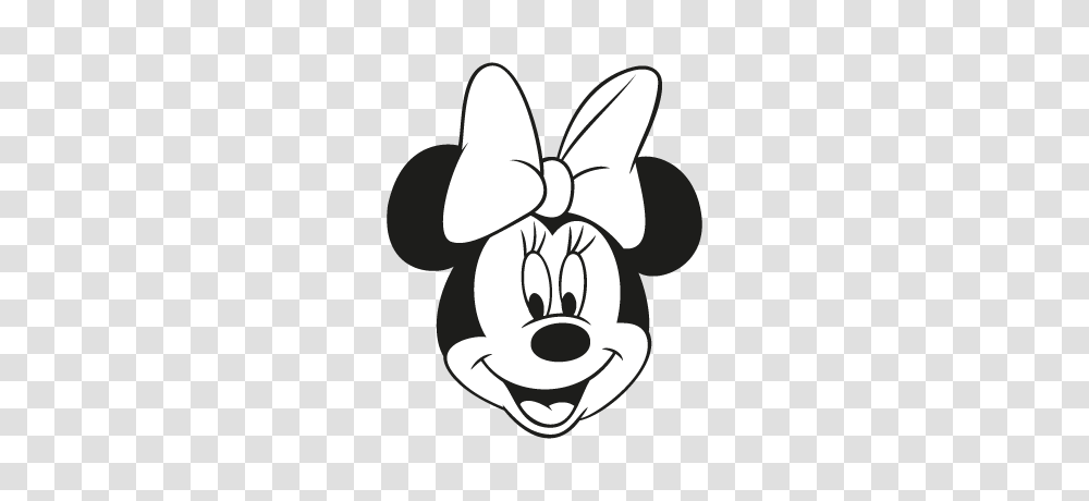 Black Minnie Mouse Head Clip Art, Stencil, Wasp, Bee, Insect Transparent Png