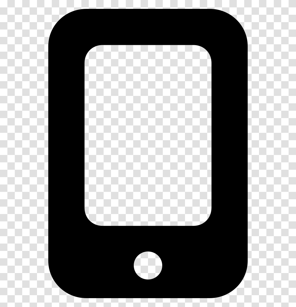 Black Mobile Phone Symbol Icon Free Download, Lamp, Jar, Electronics, Face Transparent Png