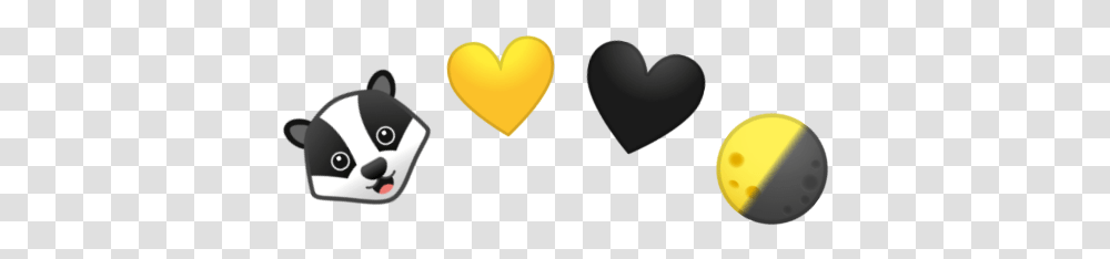 Black Moon Emoji Heart, Mouse, Electronics, Cushion, Label Transparent Png