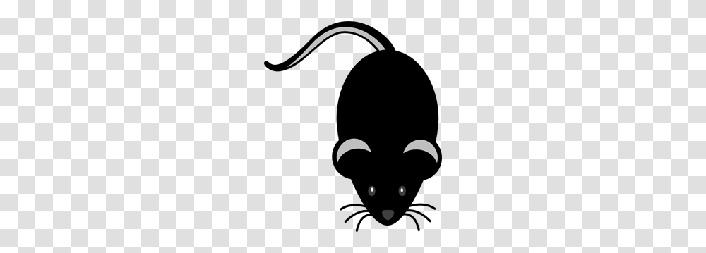 Black Mouse Clip Art For Web, Stencil Transparent Png