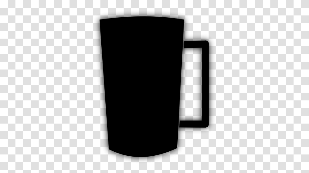 Black Mug With Square Handle Vector Image Black Coffee Mug Mug White Tea Mug Mug Vector, Gray Transparent Png