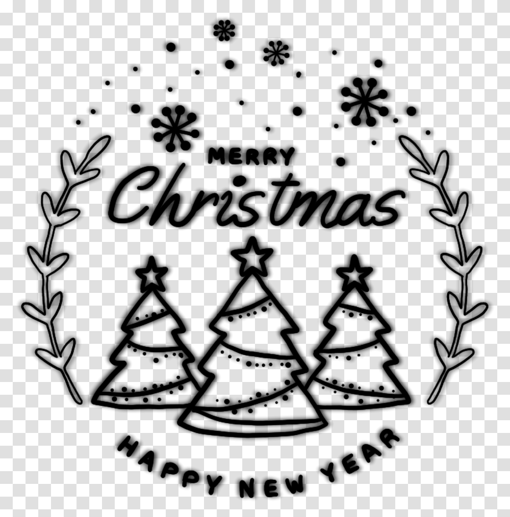 Black Neon Christmas Newyear Merychristmas 2019 Christmas Tree, Gray, World Of Warcraft Transparent Png