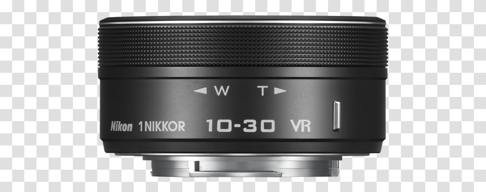 Black Nikon 1 Nikkor 10 30mm 3.5 5.6 Vr Lens, Electronics, Stereo, Monitor, Screen Transparent Png